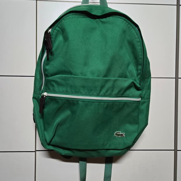 라코스테 정품 그린 백팩