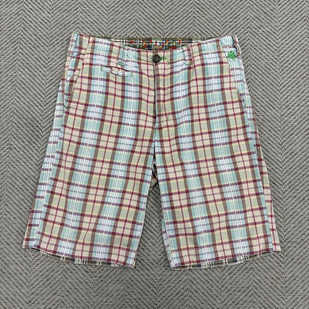 가네시 체크 코튼 쇼츠 v3317