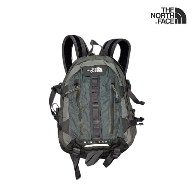 노스페이스 카키 미니샷 고프코어 미니 백팩