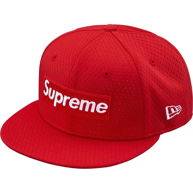 Supreme mesh box logo new era 