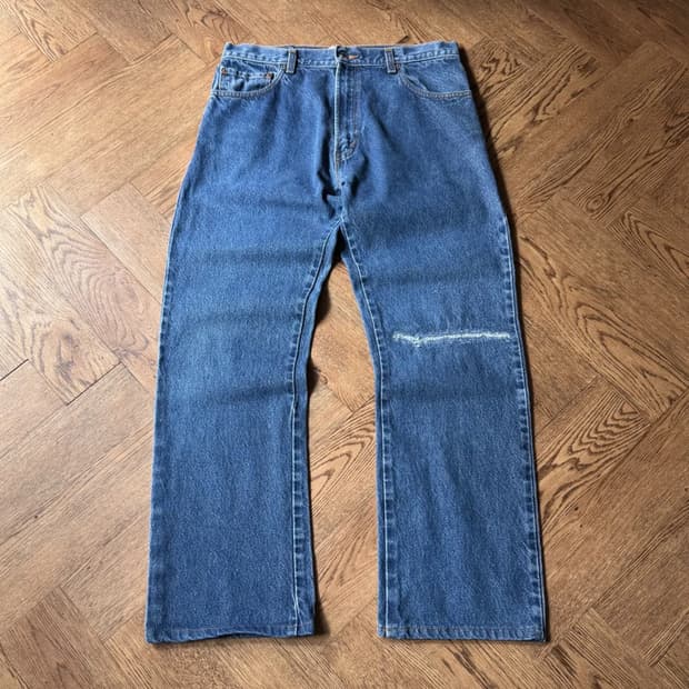 [34]00's 리바이스 517 멕시코제 빈티지 리페어드 플레어진 F34