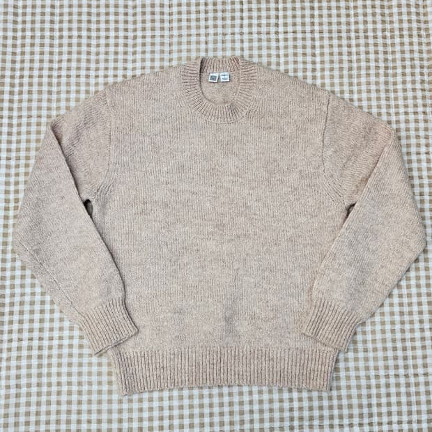 유니클로 모헤어 니트 스웨터 남자100