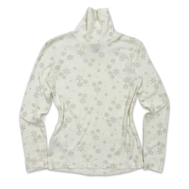 빈티지 Eddie Bauer 아이보리 긴팔티