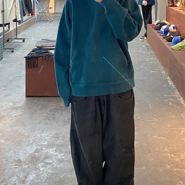 나이키ACG 청록색 풀오버 미드나잇 후드티 H1200