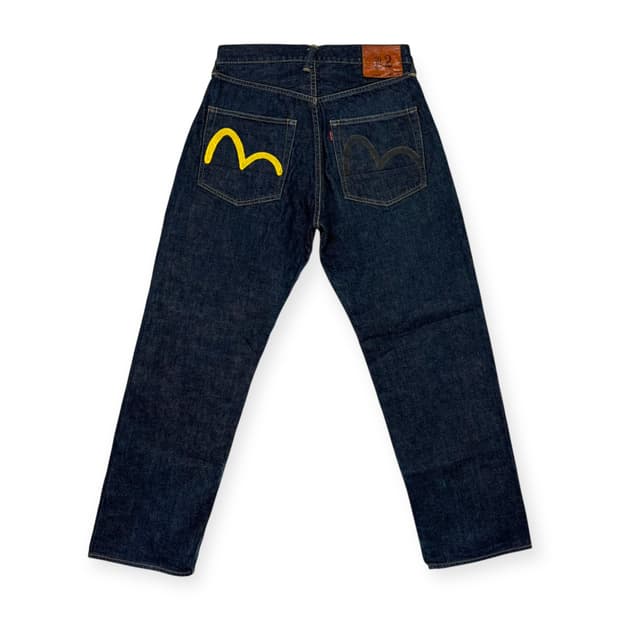 에비수 evisu 셀비지 데님 팬츠 청바지