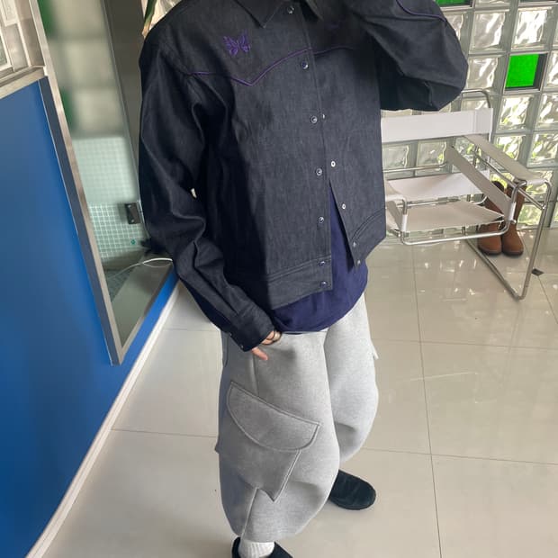 piping cowboy jacket 파이핑 카우보이 자켓