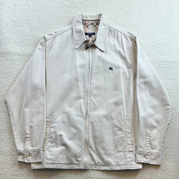 버버리 블루종 자켓