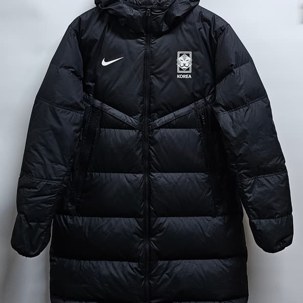 나이키 축구국대 덕다운롱패딩 M