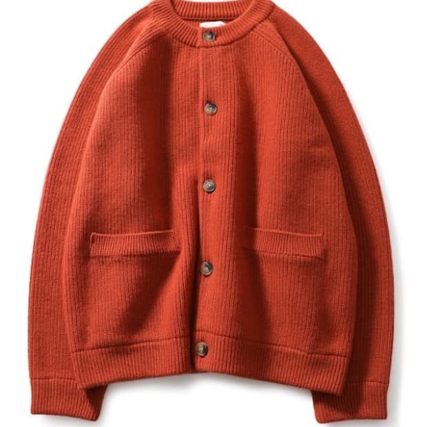 Horlisun 홀리선 아네뜨 가디건 오렌지 M