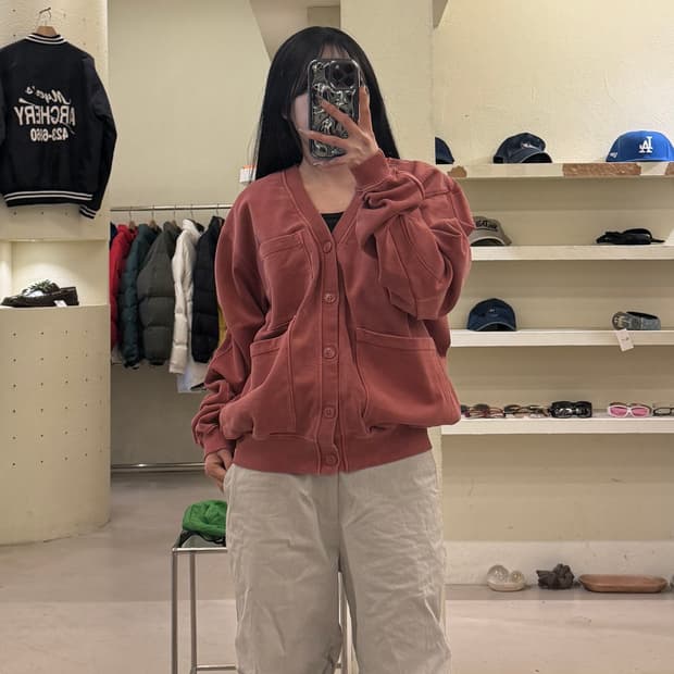 프리즘웍스 스웨트 가디건 U1049