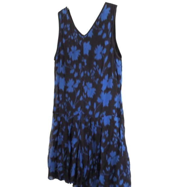 빈티지 플리츠 플로럴 원피스