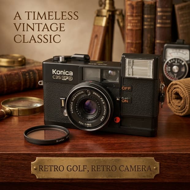 (주말한정특가) 코니카 Konica C35 EF D 필름카메라 필카 앤틱