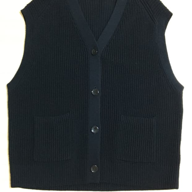 유니클로 니트 조끼