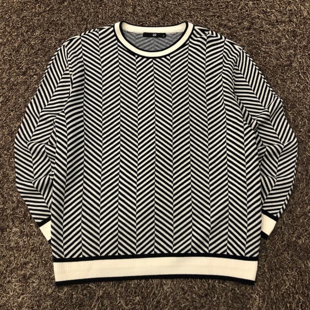 105 송지오 패턴 울 니트