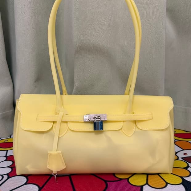 젤리버킨백/jelly firkin bag (yellow)
