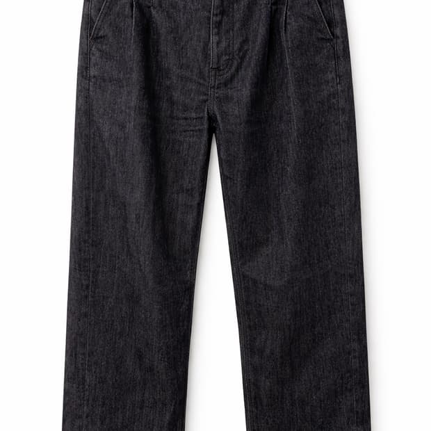 FOTTNERS 투턱 와이드 데님 M