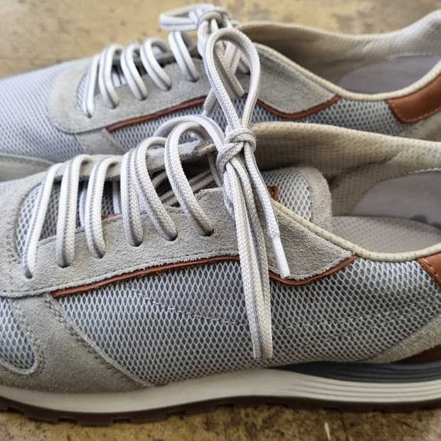 브루넬로 쿠치넬리 마테오(Matteo) 스웨이드 메쉬 스니커즈