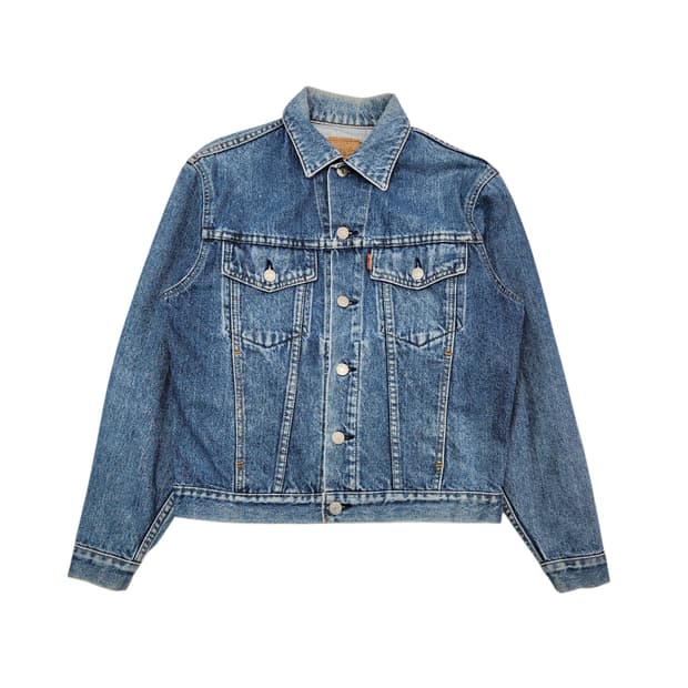 S Levi's 리바이스 오렌지탭 데님 트러커 자켓