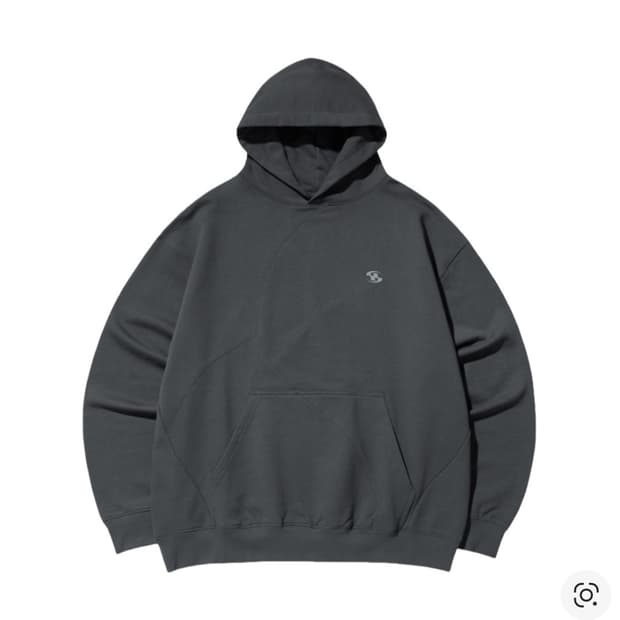 산산기어 로고 후드 차콜 - 23SS