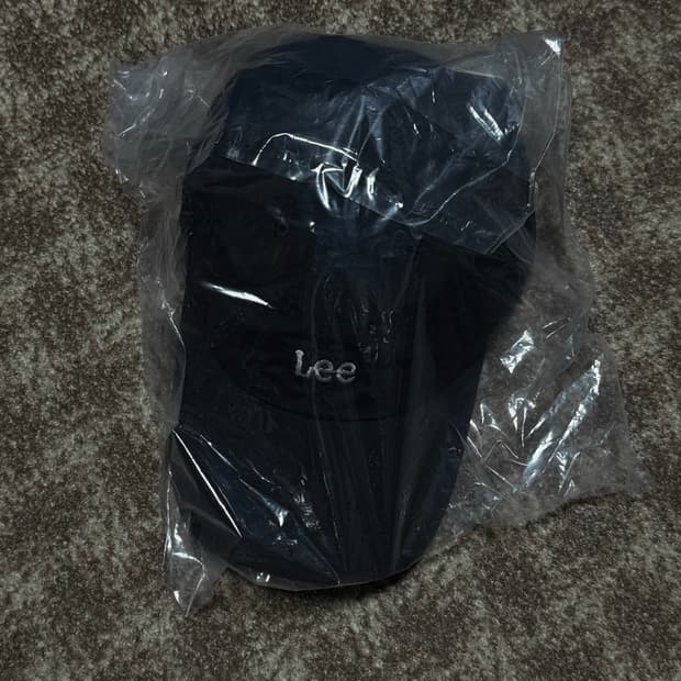 Lee 나일론 볼캡 블랙