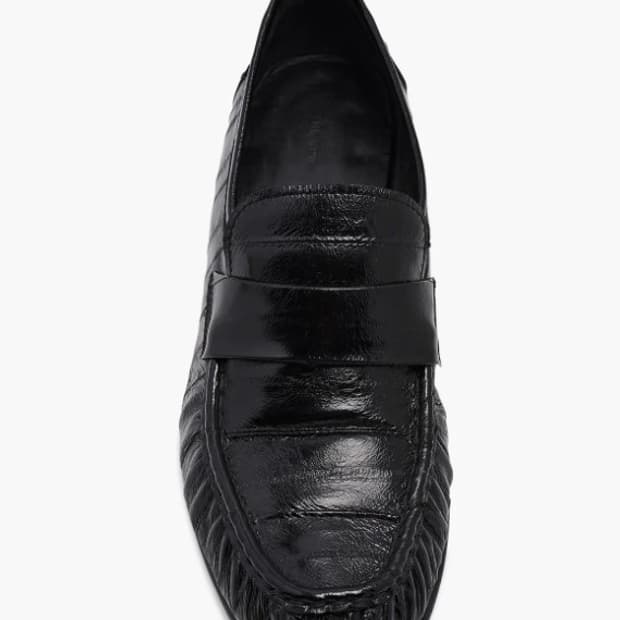 42 더로우 장어가죽 로퍼 The row eel skin