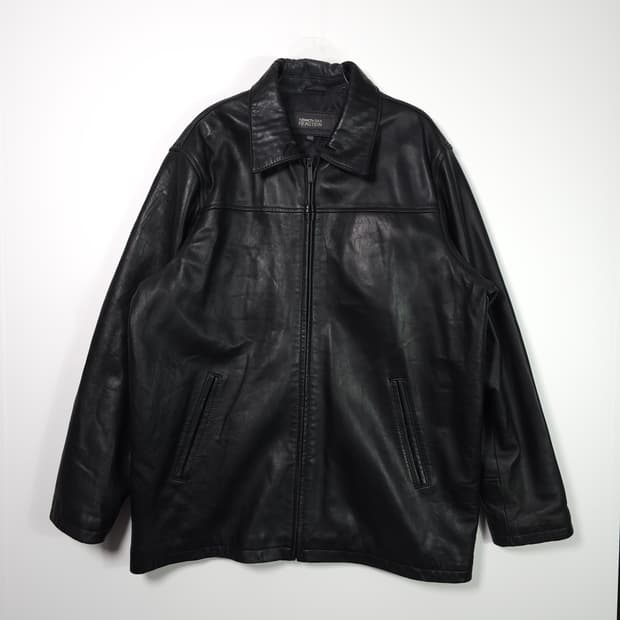 케네스콜 리얼레더 자켓 XL
