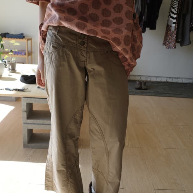 빈티지 카프리 팬츠