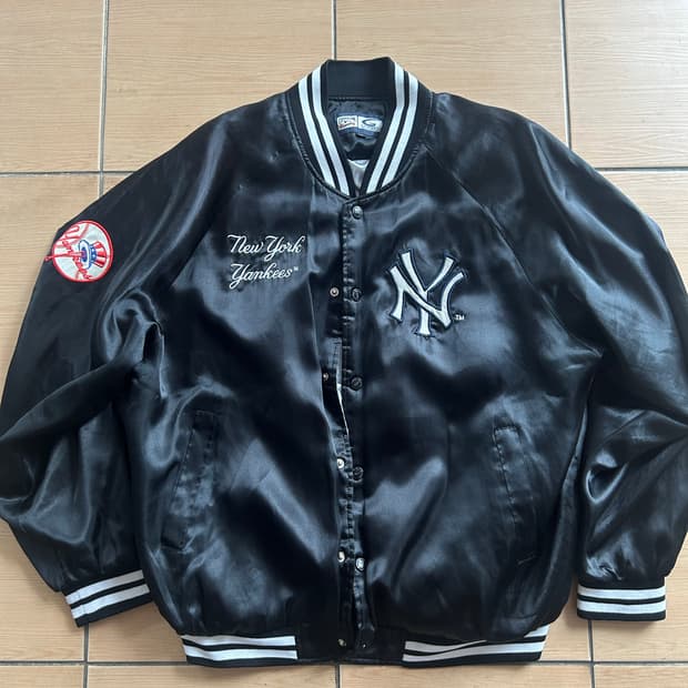 90’s 뉴욕양키스 사틴자켓 XL