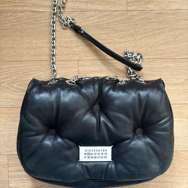 메종 마르지엘라 글램 슬램 플랩 스몰 숄더백