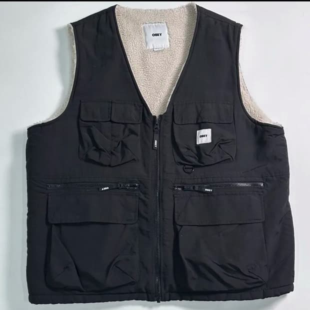 Obey 오베이 아메카지 겨울 피싱베스트(L)