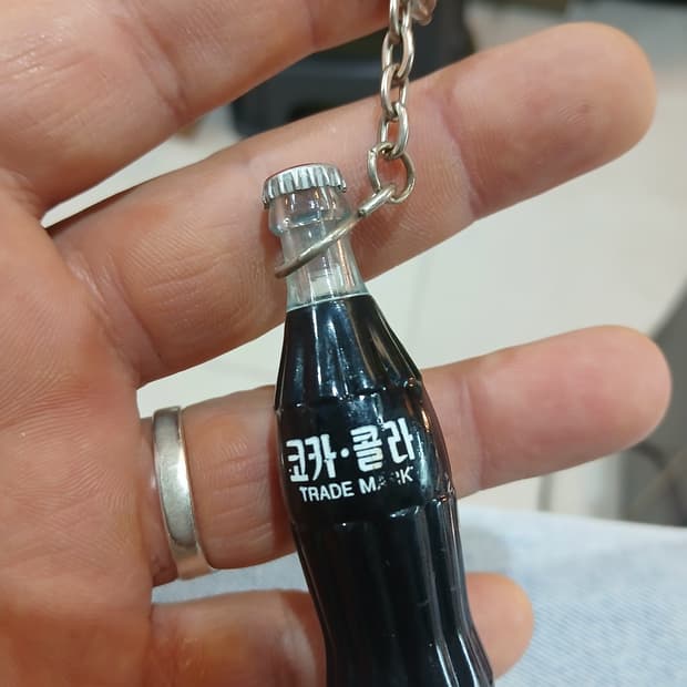 80s 빈티지 코카콜라 키링,열쇠고리 