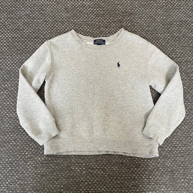키즈 폴로랄프로렌 그레이 약기모 맨투맨 (5)
