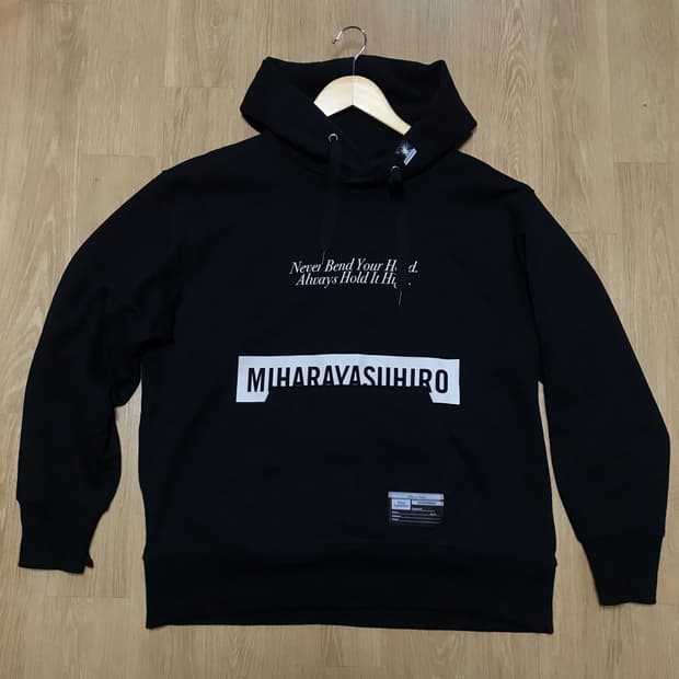 Gu x 미하라 야스히로 재팬 콜라보 후드티 민트급