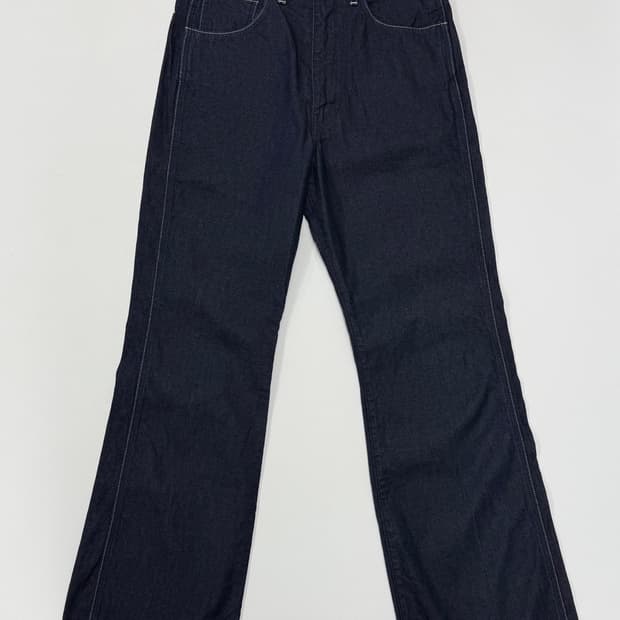 AURALEE 5p Washed Hard Twist Light Denim