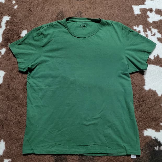 RRL  샵그린 색상 라운드 티 XL