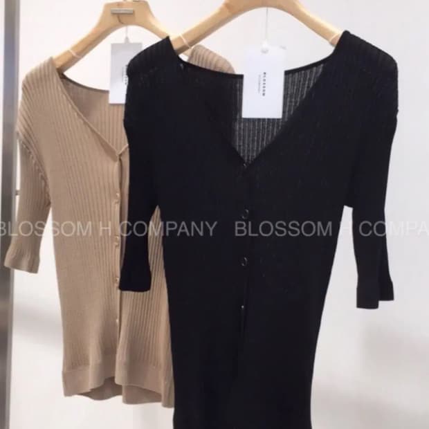 블러썸에이치컴퍼니 테오 골지 가디건