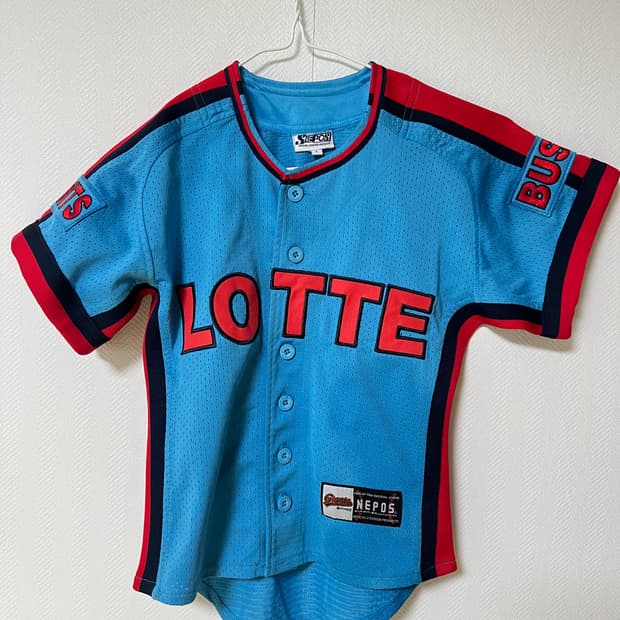 롯데자이언츠 키즈 챔피언 유니폼 사이즈5