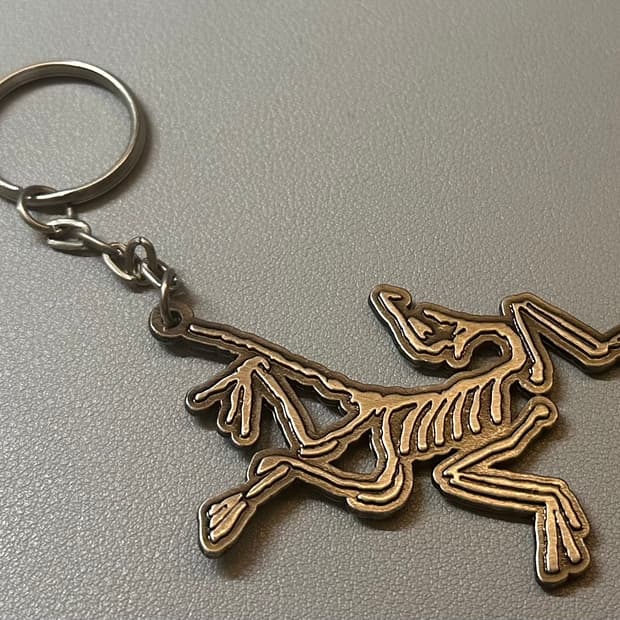 아크테릭스 메탈 키링 정품