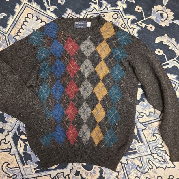 버버리 80’S 니트