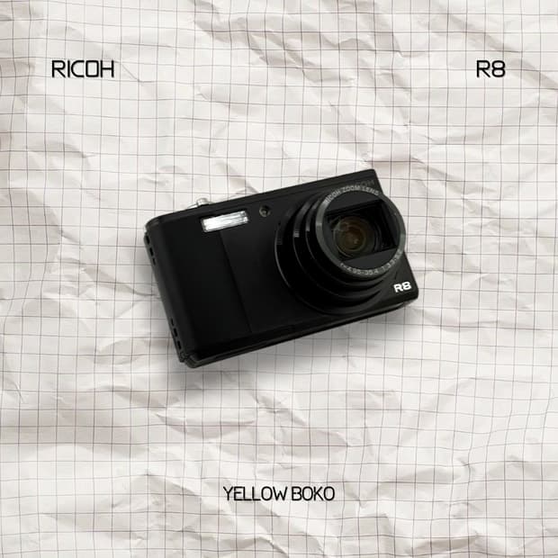 [💕장원영님 Pick] 리코 RICOH R8 레트로 디지털 카메라