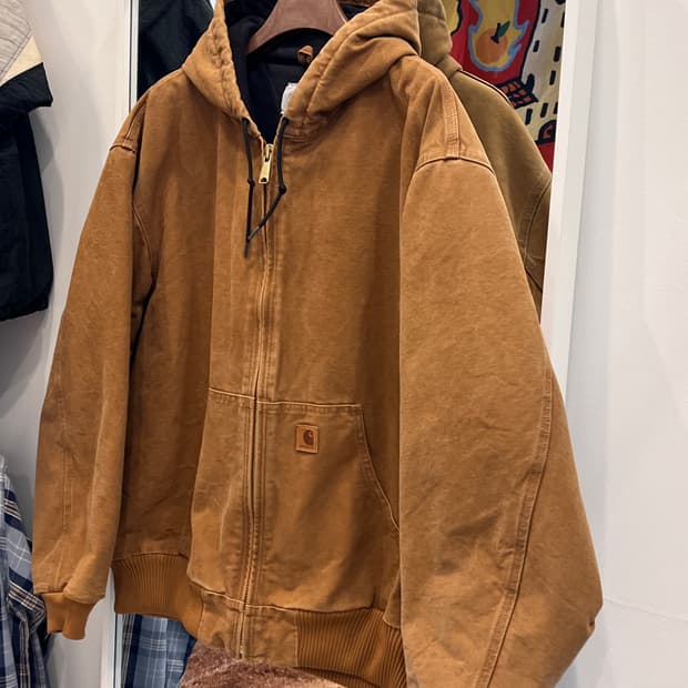 Carhartt 칼하트 덕 액티브 후드 워크 자켓