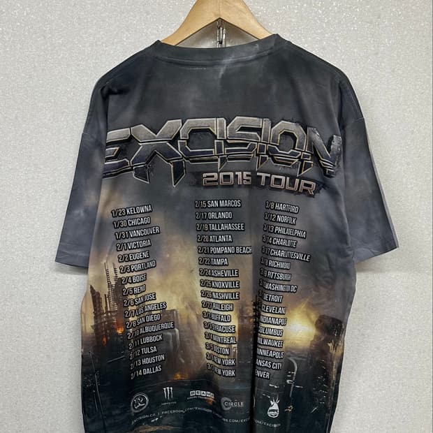 (2XL)빈티지 투어 반팔-M2572