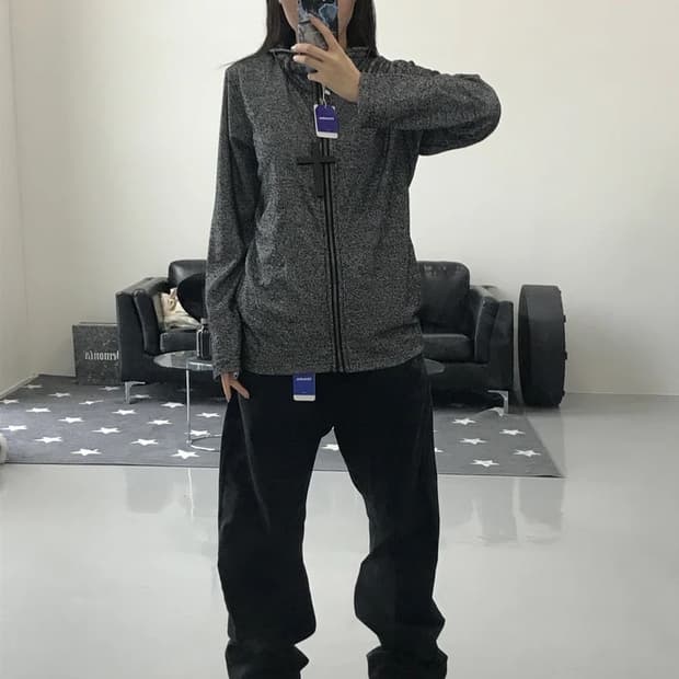 JPN steelo 그레이 집업