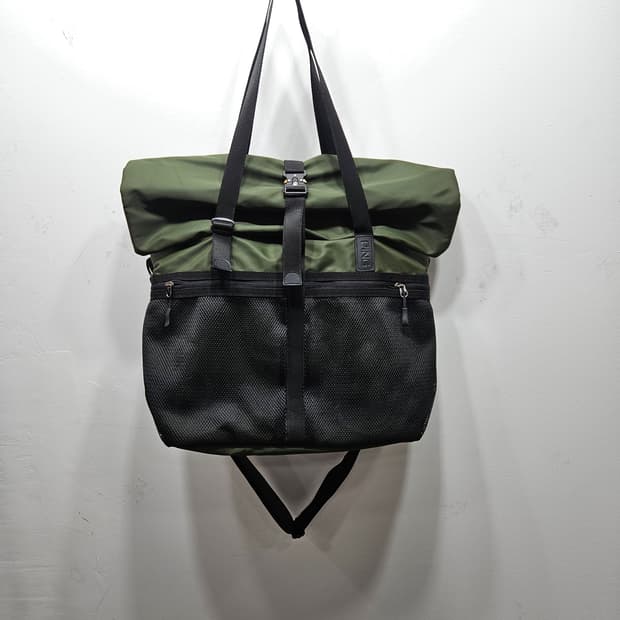 핑(PING) 롤탑 토트백 카키/블랙