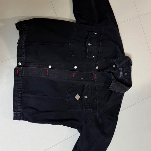 Ri:kors 빈티지 흑청 자켓