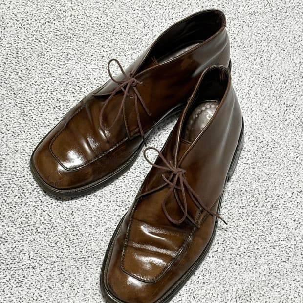 프라다 빈티지 레더 처카부츠