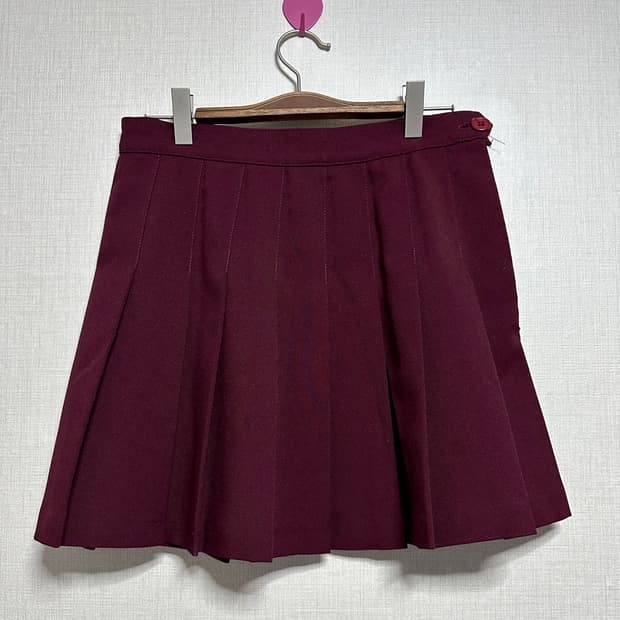 아메리칸어패럴 테니스스커트 버건디 M