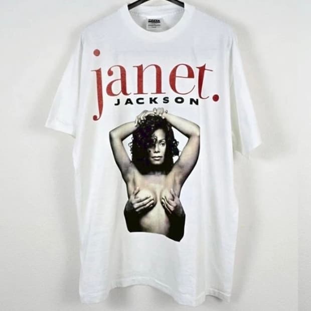 (rep) 빈티지 자넷 잭슨 티셔츠
