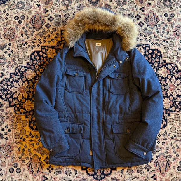 루이지 보렐리 구스다운 패딩 자켓 105