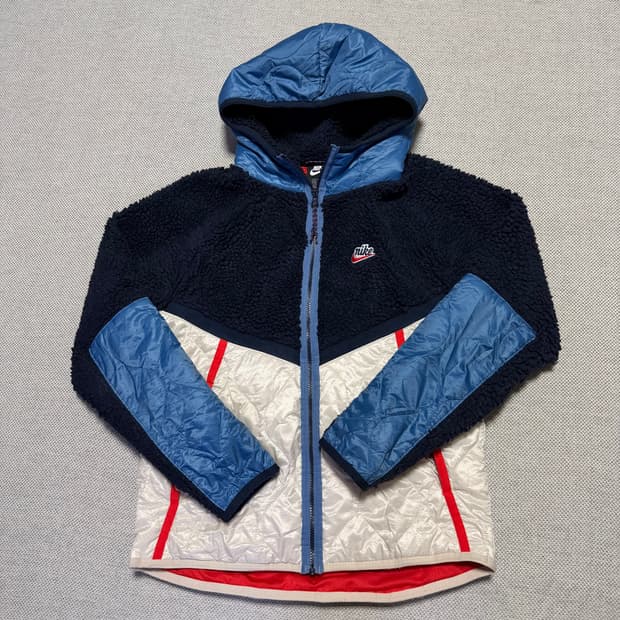 나이키 헤리티지 퀄팅 플리스 자켓